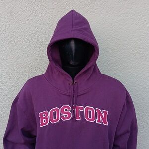 GREY WHALE OUTDOORS MEN'S PURE HEAVY COTTON  BOSTON REDSOX HOODIE